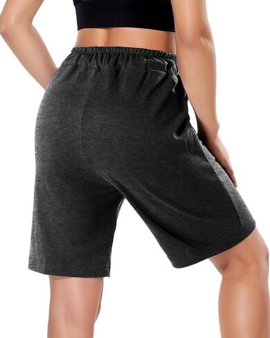 GIVON Women's Athletic Short Joggerr Sweat Casual Comfort Bermuda Lounge Shorts in Saudi Arabia