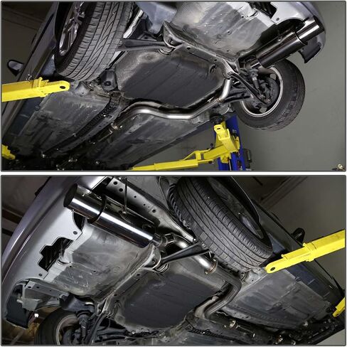 DNA MOTORING CBE-HC963 نظام عادم كاتم الصوت CatBack [متوافق مع 96-00 Honda Civic 3-Door Hatchback SOHC] in Saudi Arabia