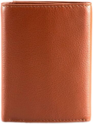 Alba Classic Trifold Nappa Leather Wallet For Men II Handmade II Minimalist II RFID Protected (Tan) in Saudi Arabia