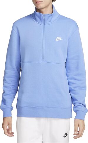 بلوفر Nike Sportswear Club للرجال بظهر ممشط و1/2 سحاب in Saudi Arabia
