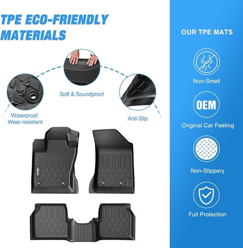 Nilight Cargo Mats for Jeep Compass 2017 2018 2019 2020 2021 2022 2023 2024,All Weather Protection Heavy Duty Cargo Liners in Saudi Arabia
