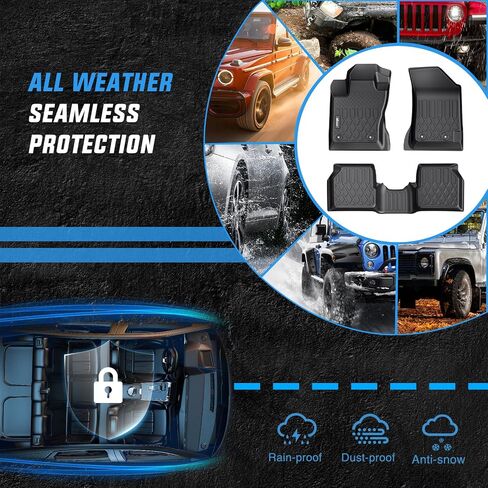 Nilight Cargo Mats for Jeep Compass 2017 2018 2019 2020 2021 2022 2023 2024,All Weather Protection Heavy Duty Cargo Liners in Saudi Arabia