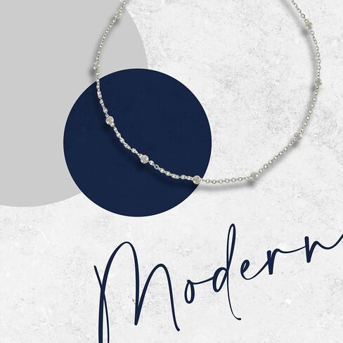 925 Sterling Silver Anklet for Women | Cubic Zirconia Ankle Bracelet | 9.8 Inch Chain Jewelry | Gift for Your Love in Saudi Arabia