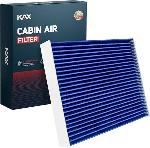 فلتر هواء كابينة KAX، بديل CF11174 لميلان 2010 2011، MKZ Fusion 2010 2011 2012، مع فلتر هواء مقصورة الركاب بالكربون المنشط، عمر أطول بنسبة 200% in Saudi Arabia