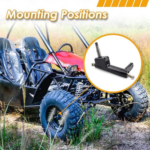 مفصل توجيه المغزل متوافق مع Coleman KT196 Go-Karts، أجزاء رباعية متينة للطرق الوعرة ذات 4 عجلات، ملحقات تعليق مركبة Go-Kart تعمل بالغاز 196cc 6.5 حصان (يمين)... in Kuwait