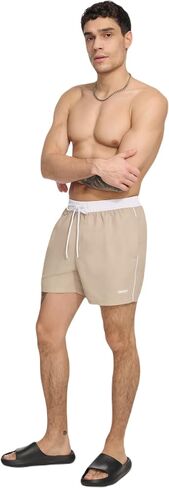 DKNY Men's Lightweight Quick Dry Volley UPF 40+ Protection Swim Trunk in Saudi Arabia