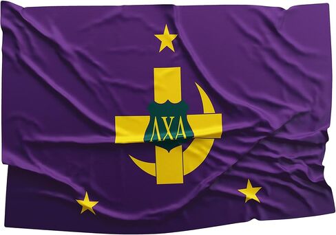 Lambda Chi Alpha Fraternity Greek Life Licensed Flag Banner Wall Decor Outdoor Indoor Decoration Brass Grommets Double Stitch (Lambda Chi Alpha # 7) in Saudi Arabia