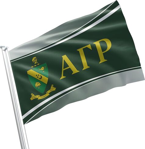 Alpha Gamma Rho Fraternity Greek Life Licensed Flag 3x5 Feet Flag Banner Wall Decor Outdoor Indoor Decoration Brass Grommets Double Stitch (Alpha Gamma Rho # 3) in Saudi Arabia
