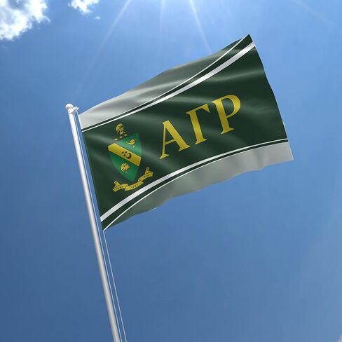 Alpha Gamma Rho Fraternity Greek Life Licensed Flag 3x5 Feet Flag Banner Wall Decor Outdoor Indoor Decoration Brass Grommets Double Stitch (Alpha Gamma Rho # 3) in Saudi Arabia