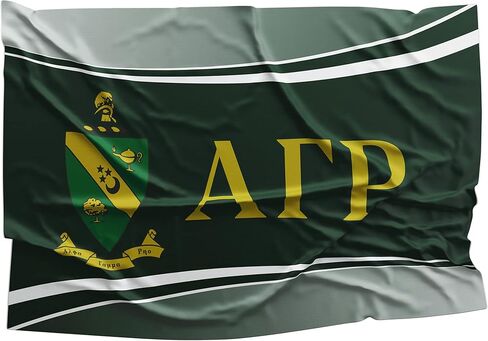 Alpha Gamma Rho Fraternity Greek Life Licensed Flag 3x5 Feet Flag Banner Wall Decor Outdoor Indoor Decoration Brass Grommets Double Stitch (Alpha Gamma Rho # 3) in Saudi Arabia