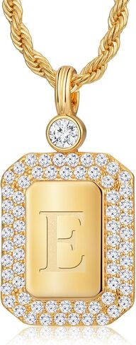 14K Gold Diamond Initial Necklace, Friend Gifts for Women, Perfect Birthday Gifts for Women, Ideal Christmas Gifts for Wife, Girlfriend, Friend, Mom, Sister, Daughter, Granddaughter in Saudi Arabia