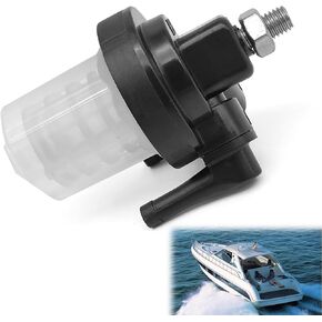 61N-24560-00-00 Fuel Filter Compatible with Yamaha Outboard Motor 9.9HP 15HP 20HP 25HP 30HP 40HP 55HP 48HP 50HP 55HP 60HP 70HP 75HP 90HP Yamaha 150 115 2 4 Stroke Marine Boat Fuel Filter-18-79910