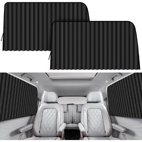 ZATOOTO Car Window Shades 4 Pack Blackout Side Window Sun Shade Privacy Car Window Blind Curtains Magnetic Car Sun Shade for Baby Pet Car Camping Travel