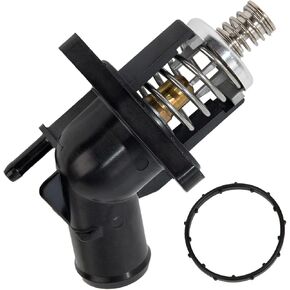 902-3036 Upgrade Aluminium Thermostat Housing Assembly - Compatible with Chrysler 200 Town & Country Dodge RAM C/V 2012-2015 J-eep Cherokee 3.6L 3.2L V6 Vehicles