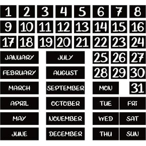 50Pack Magnetic Fridge Calendar Magnetic Days of The Week and Months Magnetic Calendar Dates Indicators for Office Magnetic Calendar for Fridge,Calendar Magnets for Whiteboard and Refrigerator