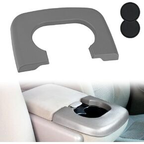 Center Console Cup Holder Replacement Pad Gray Compatible with Ford F150 1997-2003 Center Console Cup Holder Pad