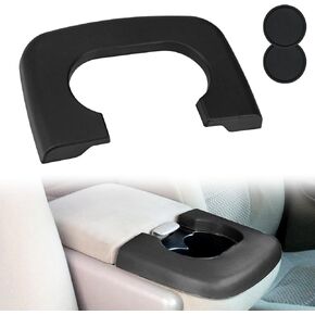 Center Console Cup Holder Replacement Pad Gray Compatible with Ford F150 1997-2003 Center Console Cup Holder Pad