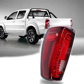 Left LED Tail Light Driver Side 84968740 84565921 84831182 85115889 84760017 Compatible with GMC Sierra Denali 1500 2500HD 3500HD At4 SLT Rear Brake Stop Lamp W/Bulbs 2019-2023