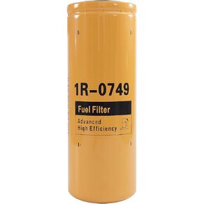 1R-0749 Fuel Filter Advanced High Efficiency 2 Micron Absolute Cellulose Media Filters, Thread Size 1-14-2B