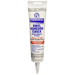 Dap 01101 Translucent Phenoseal Vinyl Adhesive Caulk 5.5-Ounce