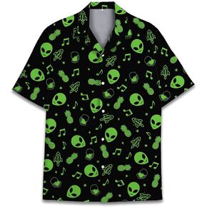 Funny Tropical Opposum Hawaiian Shirt for Men Women, Short Sleeve Button Up Relaxed Fit Casual Hawaiian Shirts for Adults