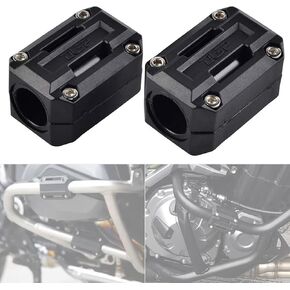 NICECNC 22/25/28mm Engine Guard Bumper Decor Block Crash Bar Slider Compatible with Honda Africa Twin CRF1000L NC700X VFR1200X X-ADV 750 X,1290 1090 1050 1190R Super Adventure,F700GS/ R1200GS