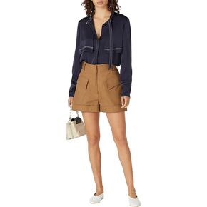 Victoria Beckham Rent the Runway Pre-Loved Camel Tailored Shorts