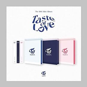 Twice Taste Of Love 10th Mini Album In Love Version CD+76p PhotoBook+Booklet+1p Lenticular+1p Tasting Card+1p Coaster+5p PhotoCard+Tracking Sealed