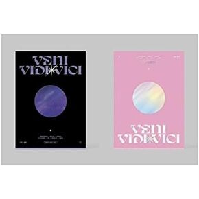 Veni VIDI VICI 1st Mini Album Pink Ver CD+92p PhotoBook+7p Postcard+1p Name Card+2p PhotoCard+1p Concept PhotoCard+1p Ticket+1p Sticker+Message PhotoCard Set+Tracking Kpop Sealed