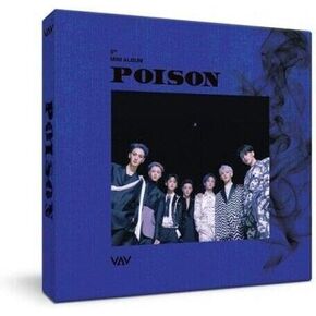 VAV 'Poison' 5th Mini Album CD+Folding Poster/On+88p PhotoBook+1p PhotoCard+Message PhotoCard SET+Tracking Kpop Sealed