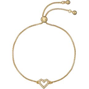 Ted Baker London Amorita Crystal Halo Heart Adjustable Bracelet For Women