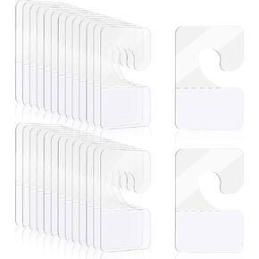 300Pcs Sticky Hang Tabs, Ymapinc Self Adhesive J-Hook Hanging Tabs Plastic Hang Tags for Hanging Retail Display Clear Sticky Tabs Hanging Tags for Display Pegboard