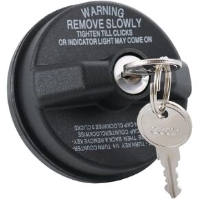 Locking Gas Cap, Lock Fuel Tank Cap Compatible with Toyota Tacoma, 4Runner, Camry - Chevy Silverado 1500, Cruze, Malibu, Camaro - Nissan Altima, Titan, Murano, Sentra, NV1500