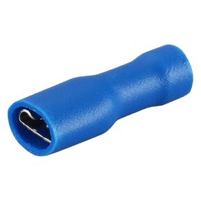 Baomain 0.187" Blue Female Insulated Spade Wire Connector Electrical Crimp Terminal 16-14 AWG 4.8 x 0.5mm (100PCS)
