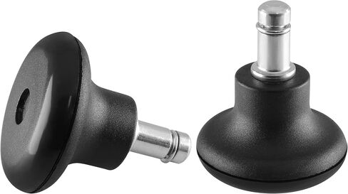 5Pcs Stationary Castors, Bell Glides Replacement, Office Chair Low Caster Wheels in Saudi Arabia