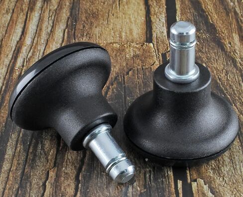 5Pcs Stationary Castors, Bell Glides Replacement, Office Chair Low Caster Wheels in Saudi Arabia