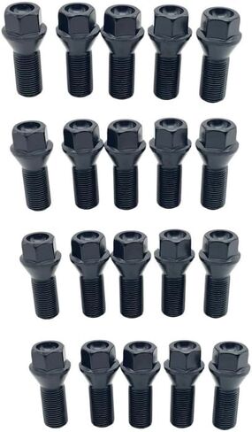 36136781150، مسامير العروة M12mm x 1.5 OE Factory العروة متوافقة مع BMW E46 E90 E39 E60 E53 325i OE# 610574، 20 قطعة in Kuwait
