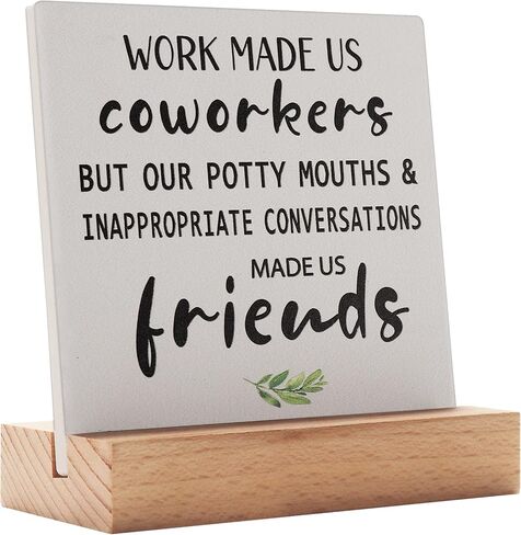 Birthday Gifts for Women Best Friends, Best Friendship Gifts for Women, Best Friend Office Decor Sign Gift, Best Friend Desk Decor Plaque Gift in Saudi Arabia