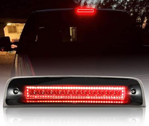مصباح فرامل LED عالي التركيب من AUXMART لسيارة Dodge Ram 1500 2500 3500 4500 5500 2009-2018، مجموعة مصابيح توقف عالية التركيب لـ Ram Laramie 2019، استبدال ضوء الفرامل الثالث المدخن in Kuwait