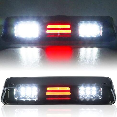 ضوء الفرامل الثالث Youx Moto مناسب لـ Ford F150 04-08، مناسب لـ Ford Explorer 07-10، مناسب لـ Lincoln Mark 06-08 LT Cargo Light High Mount Stop Light (عدسة دخان مبيت من الكروم) in Saudi Arabia