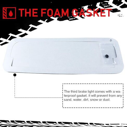 ضوء الفرامل الثالث Youx Moto مناسب لـ Ford F150 04-08، مناسب لـ Ford Explorer 07-10، مناسب لـ Lincoln Mark 06-08 LT Cargo Light High Mount Stop Light (عدسة دخان مبيت من الكروم) in Saudi Arabia