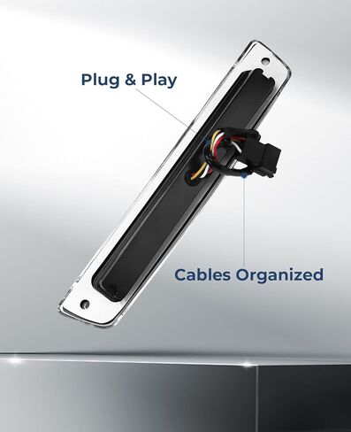 ISSYAUTO ضوء الفرامل الثالث متوافق مع 1994-2001 Ram 1500 2500 3500 ضوء الفرامل الثالث LED، ضوء فرامل الكابينة الخلفية، ضوء إيقاف عالي مقاوم للماء 55077263AB 55077263AA in Kuwait