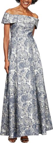 Alex Evenings Womens Formal Long Ballgown Mother of The Bride Dress with Pockets in Saudi Arabia