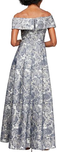 Alex Evenings Womens Formal Long Ballgown Mother of The Bride Dress with Pockets in Saudi Arabia