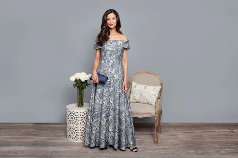 Alex Evenings Womens Formal Long Ballgown Mother of The Bride Dress with Pockets in Saudi Arabia