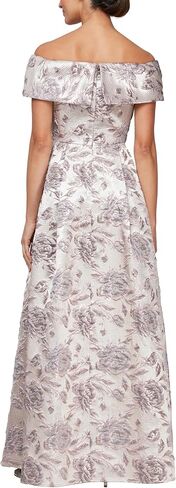 Alex Evenings Womens Formal Long Ballgown Mother of The Bride Dress with Pockets in Saudi Arabia