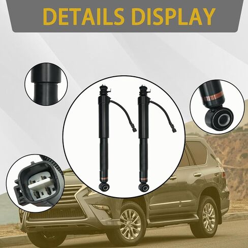 48530-69485 زوج من دعامات امتصاص الصدمات الخلفية تناسب لكزس GX470 2003-2009، وتويوتا لاند كروزر برادو 120 2002-2009، بديل لـ 48530-69485،48530-69185،48530-60071 in Kuwait