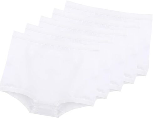 Women's Soft Cotton Panties - High Waist Tummy Control Underwear for Women, 5 Pack in Saudi Arabia