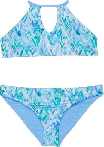 Splendid Girl's Graffiti Reversible High Neck Set (Big Kids) in Saudi Arabia