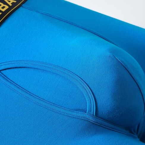 Long Leg Men Underwear Boxer Briefs Fly with Pouch No Ride Up Underpants for Men in Kuwait
